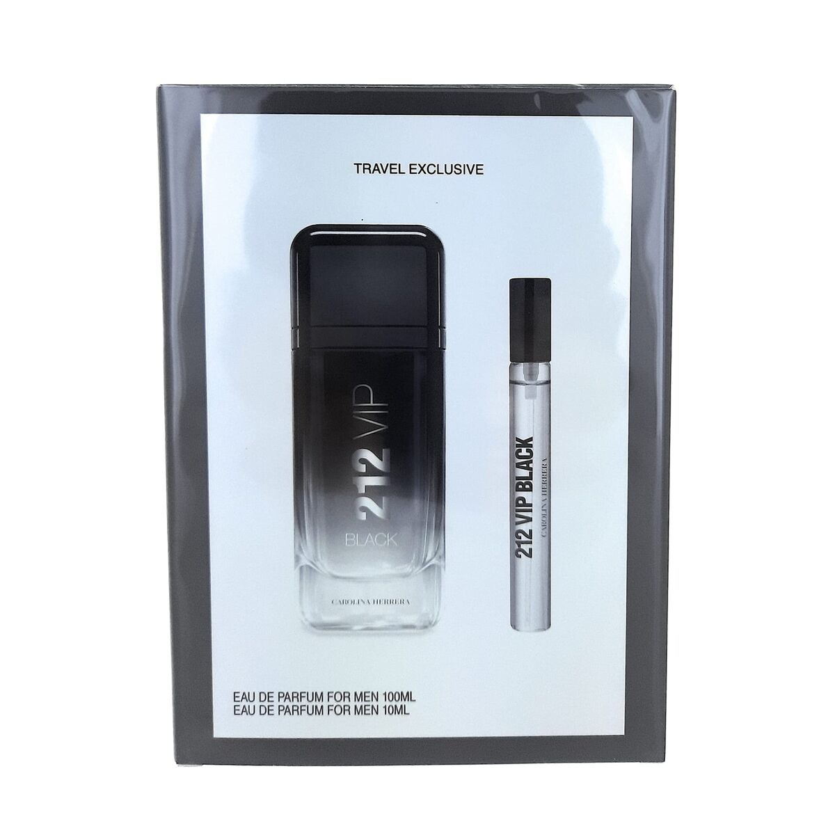 Men's Perfume Set Carolina Herrera 212 Vip Black EDP
